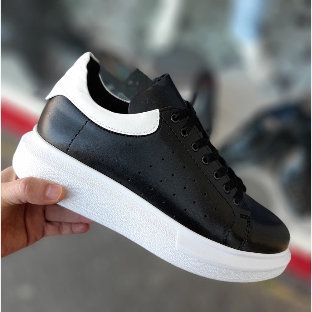 alexander mcqueen canvas platform sneakers